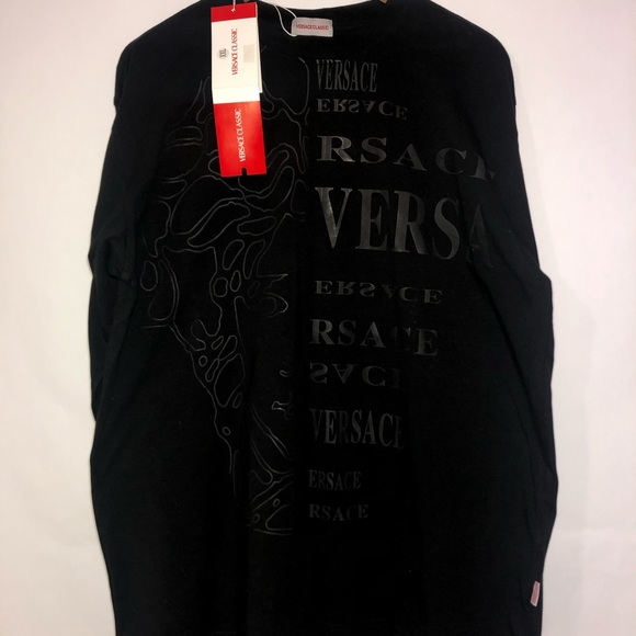 🥰 NEW WITH TAG VERSACE CLASSIC MENS LONG SLEEVE - Picture 2 of 8